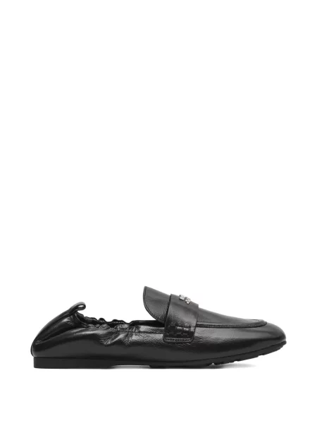Pantofi loafer Marc Jacobs din piele cu autograf negru