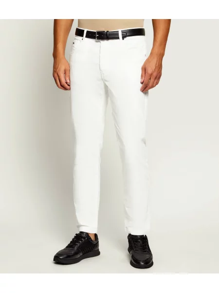Aeronautica Militare Pantaloni | catifea reiată alb