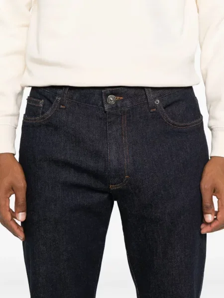 Blugi Zegna cu 5 buzunare albastru