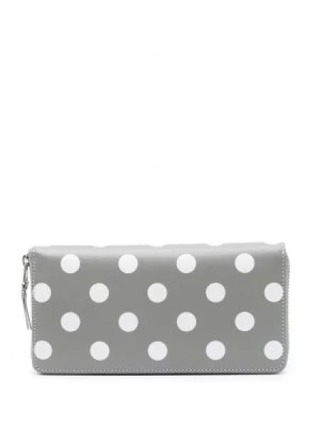 Taškuotas piniginė Comme Des Garçons Wallet pilka
