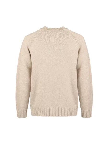 Sweter Mc2 Saint Barth wełniany beżowy