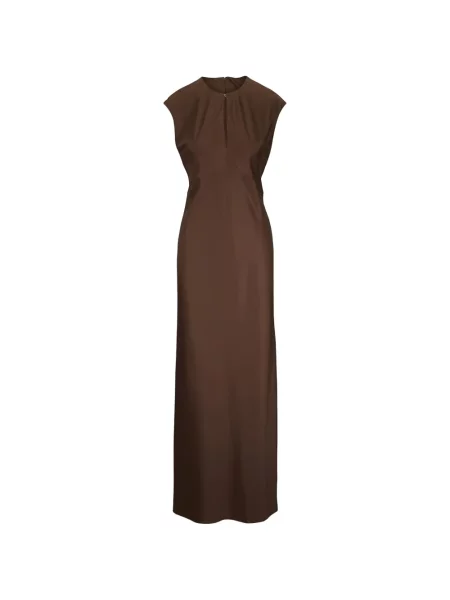 Рокля Veronica Beard кафяво