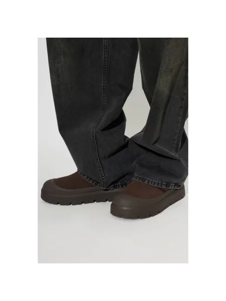 Buty do kostki Ugg wełniane brązowe