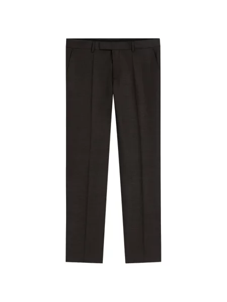 Вълнени панталон Boss кафяво