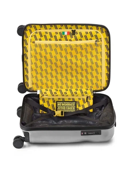 Crash Baggage kemény fedelű bőrönd ICON Small size cm szürke