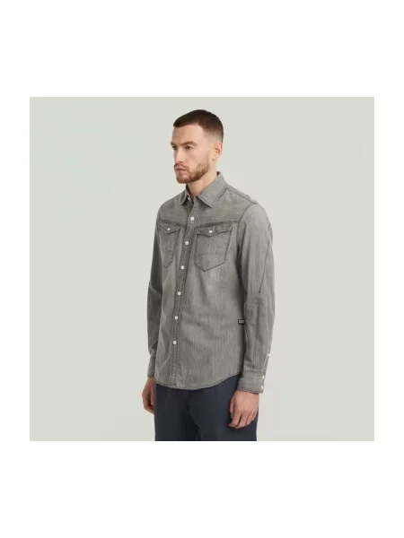 Košeľa G-star Raw sivá