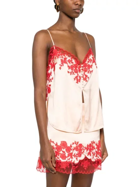 Top Ermanno Scervino cu model floral din dantelă