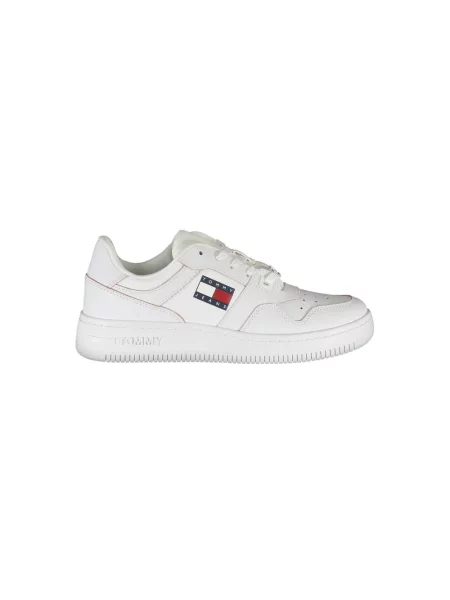Sneakersy Tommy Hilfiger skórzane białe