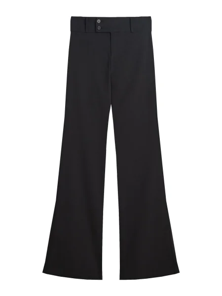 Bershka Hlače črna