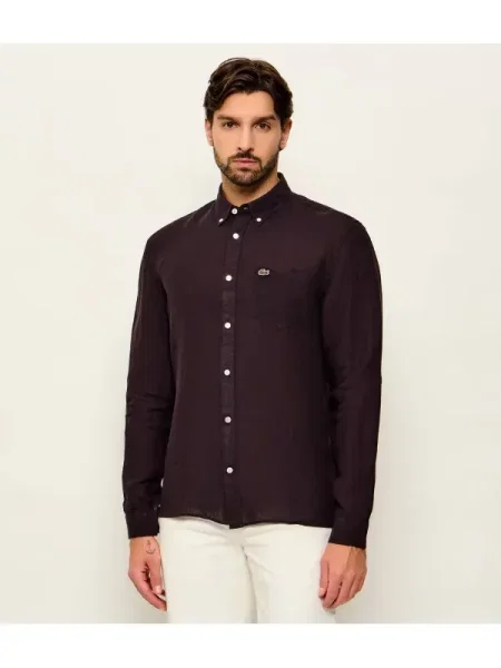 Lacoste De in cămașă maro