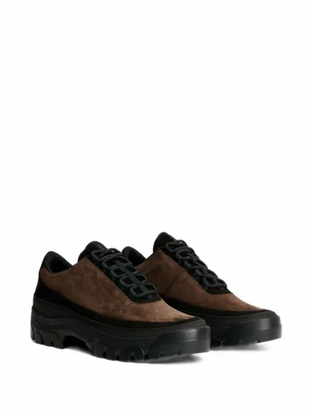 Sneakerși Tarvas din piele de căprioară maro