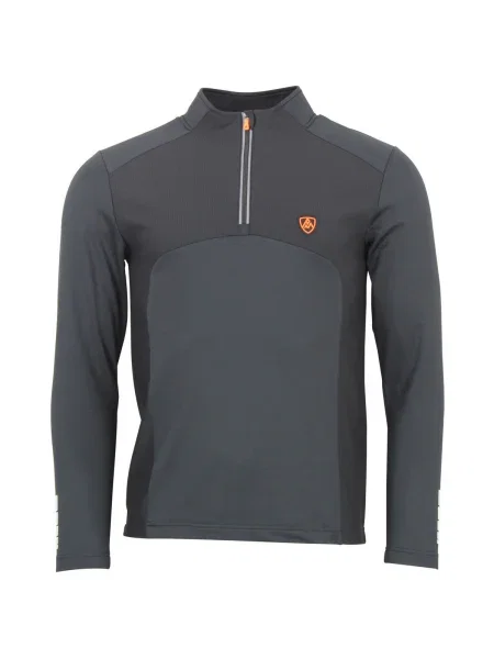 Tricou mânecă lungă Peak Mountain negru