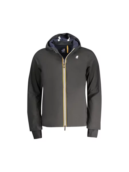 K-Way Jacko Bonded Black Pure-Blue Depht Mężczyźni Kurtki K-WAY Size: XL czarny