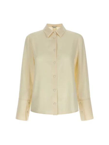 Lniana koszula Max Mara biała