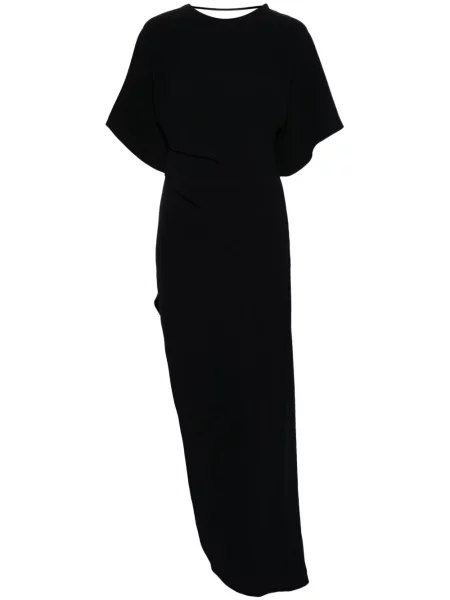 Sukienka Rev asymetryczna garniturowa czarna