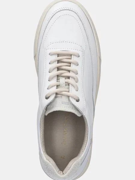 Замшевые кроссовки Filling Pieces белые