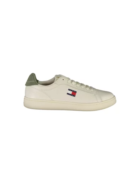 Trampki Tommy Jeans skórzane białe