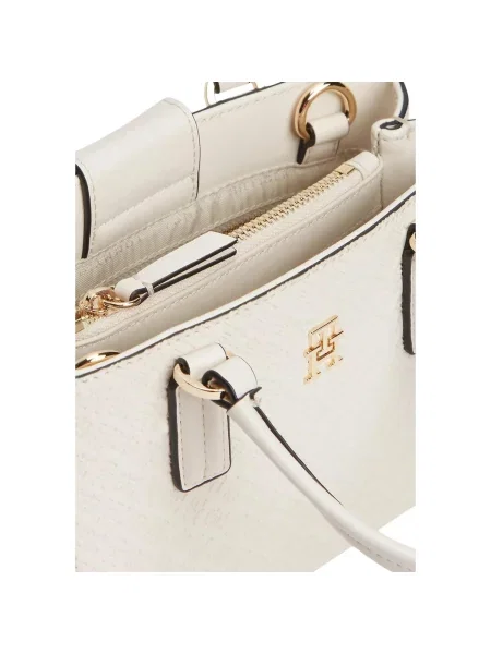 Geantă shopper Tommy Hilfiger bej