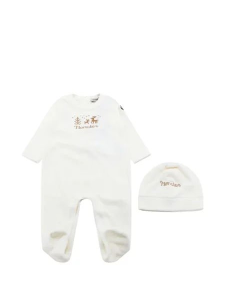 Dětské čepice Moncler Enfant bílý
