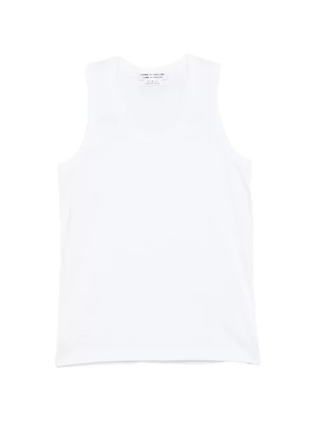 Top Comme Des Garçons fără mâneci alb