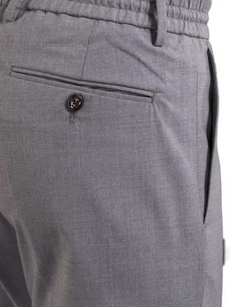 Pantaloni Moorer cu cordon gri