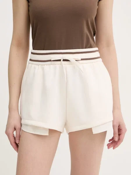 Armani Exchange pantaloni scurți pentru femei bej