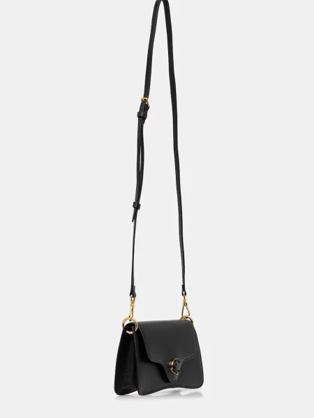 Кожаная сумка Coccinelle черная