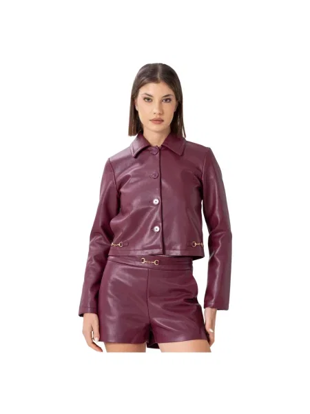 Krótka kurtka Kocca czerwona