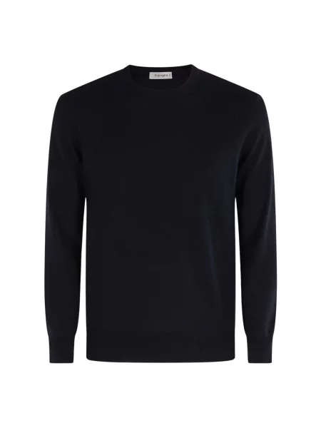 Sweter Kangra wełniany czarny