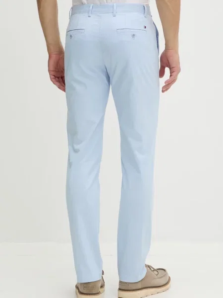 Tommy Hilfiger spodnie chinos z niebieskie