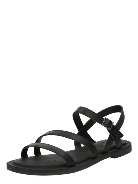 TOMS Sandale cu baretă KIRA' negru