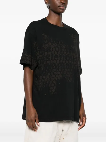 Koszulka 6397 kopertowa czarna