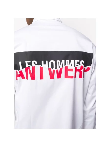 Koszula Les Hommes retro biała