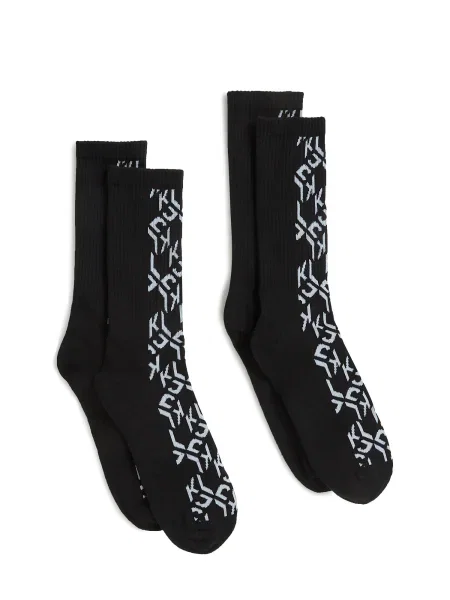 Nogavice Karl Lagerfeld Jeans črna