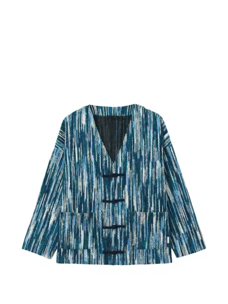 Cardigan Five Cm melange albastru