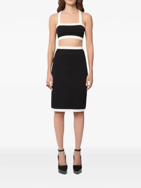 Top Nina Ricci tricotate negru