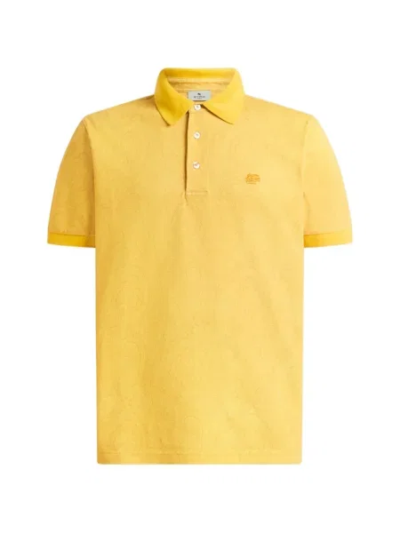 Tricou polo Etro galben
