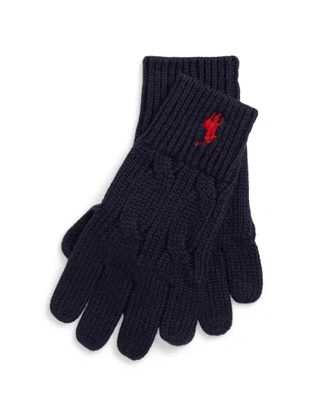 Rukavice Polo Ralph Lauren Tamnoplava plava