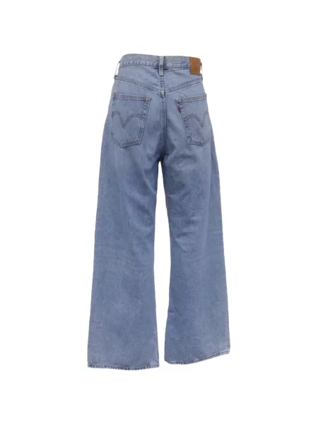 Decupat blugi Levi's® cu talie înaltă albastru