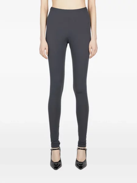 Leggings Raf Simons cu autograf gri