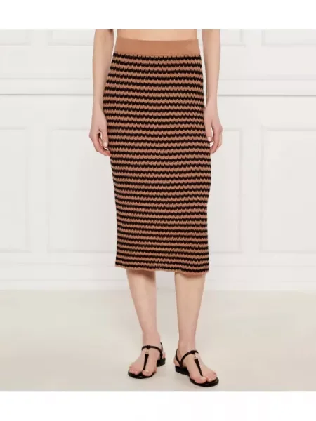 Weekend MaxMara Fustă BRENTA maro