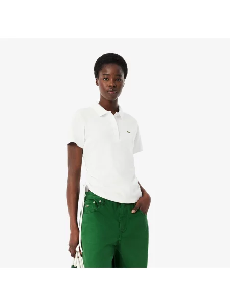 Поло Lacoste белое