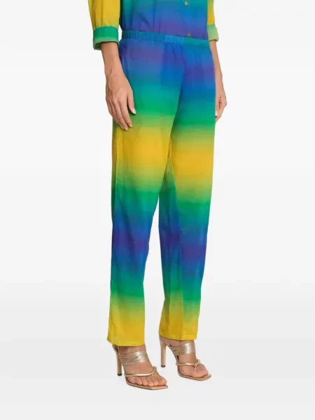 Pantaloni Amir Slama cu gradient albastru