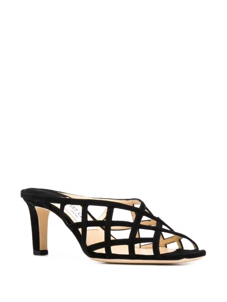 Papuci tip mules Jimmy Choo negru