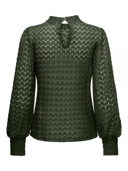 JDY Bluză AVERY pin verde