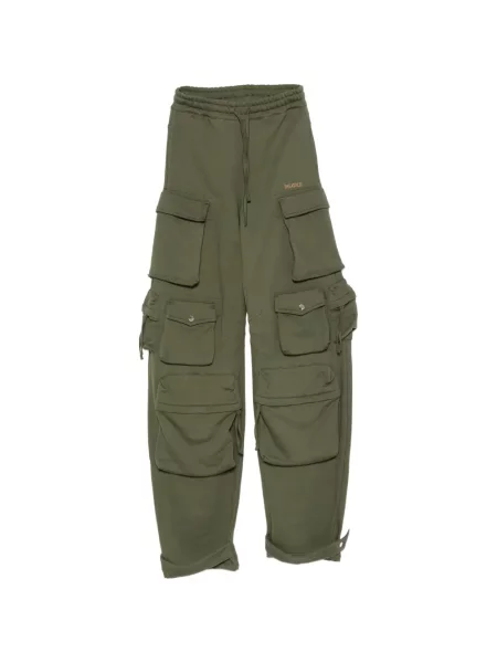 Pantaloni cargo The Attico alergare verde