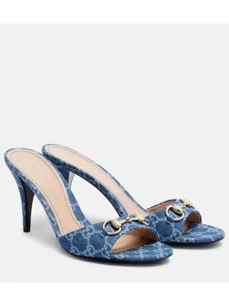 Mules Gucci modra
