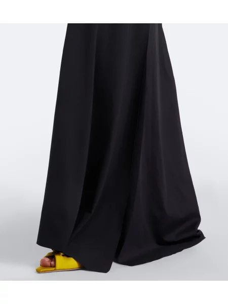 Rochie Victoria Beckham din jerseu drapată negru