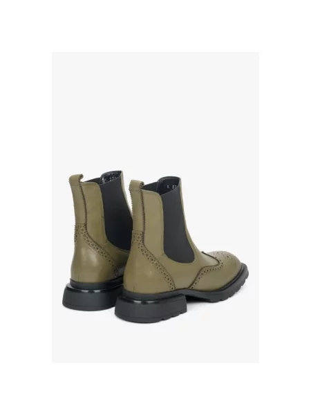 Ботинки челси Estro зеленые