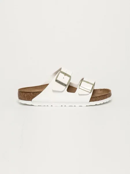 Birkenstock Papuci femei alb